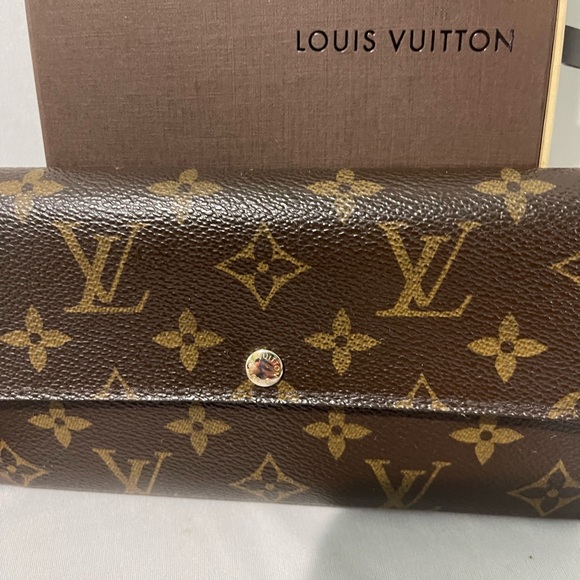 Authentic Louis Vuitton Long Wallet Portefeuille Sarah Wallet Old Model - Picture 4 of 17